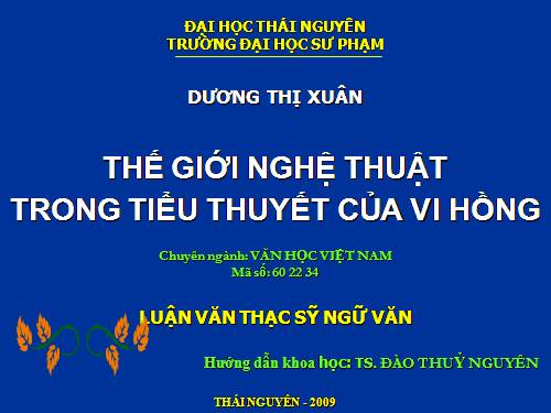 bao vệ luận văn thac si