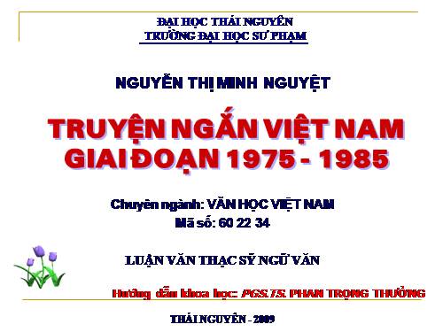 bao vệ luận văn thac si