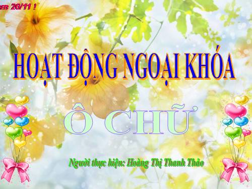 O chu du thi GADT, Thao_17_DTNT