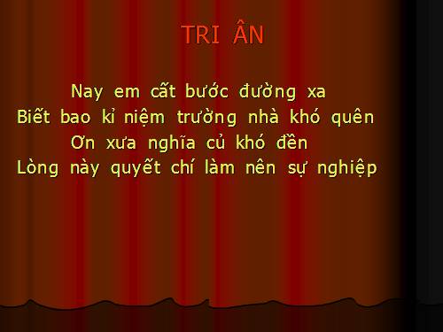 Tri ân