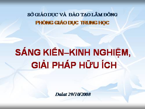 Một số YC khi viết SKKN_ GPHI