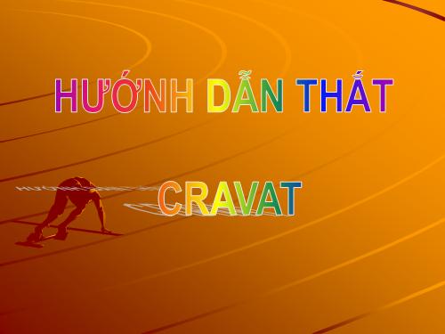 Hướng dẫn thắt Caravat