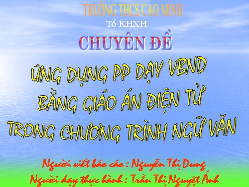 Chuyên đề Văn