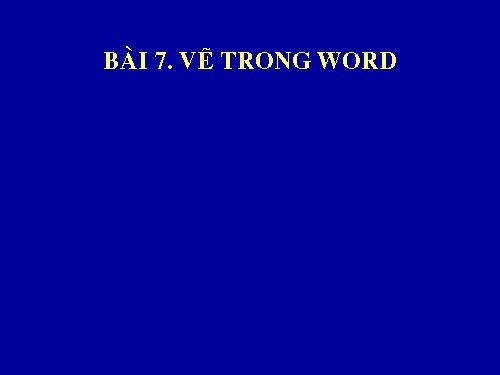 vẽ trong word