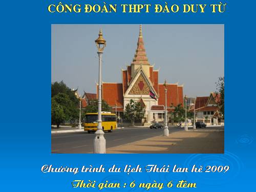 Du lich Thai lan