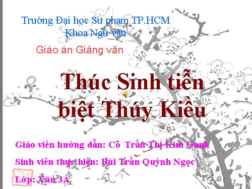 Thúc Sinh Thúy Kiều