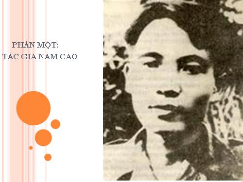 Tác giả Nam Cao