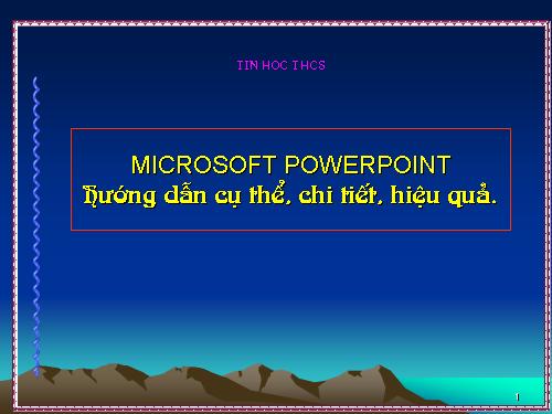 Soạn thảo văn bản trên Power Point