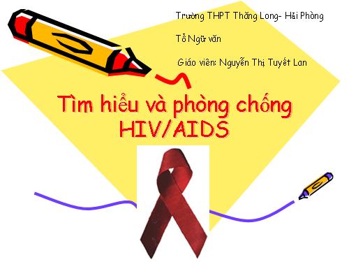 tìm hiểu phòng chống HIV