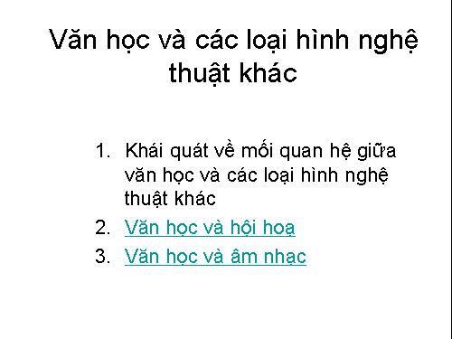 bài giảng lý luận văn học