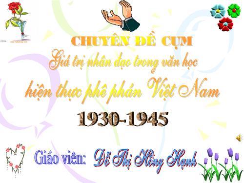 Chuyên đề Văn-Hạnh