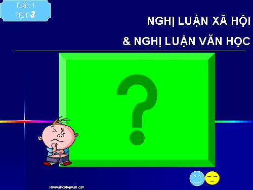 Nghị luận xã hội-Nghị luận văn học (NC)