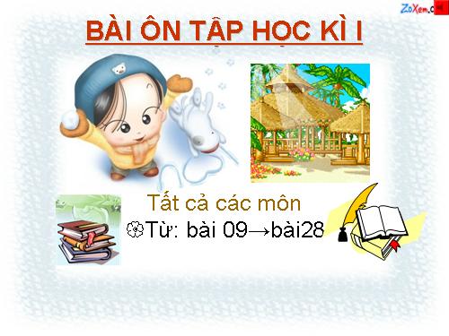 on tap hoc ki I lop 6