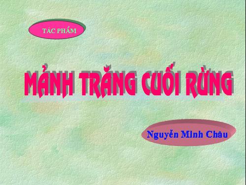 Mảnh trăng cuôi rừng