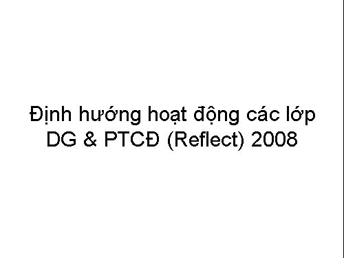 Định hướng hoạt động giáo dục ngoài giờ lên lớp