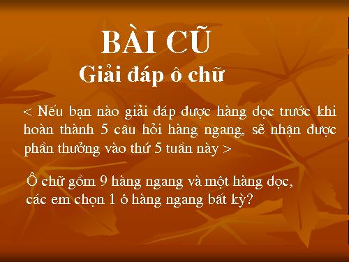 Trò chơi ô chữ