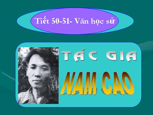 tác gia Nam Cao