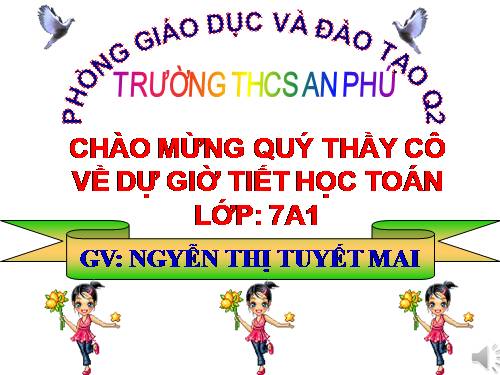 Chương I. §6. Từ vuông góc đến song song