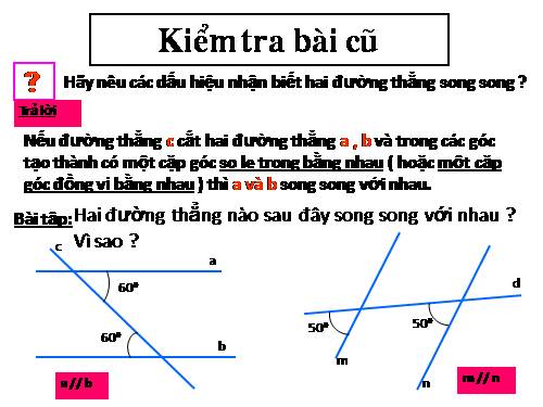 Chương I. §6. Từ vuông góc đến song song