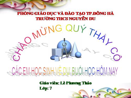 Chương III. §1. Quan hệ giữa góc và cạnh đối diện trong một tam giác