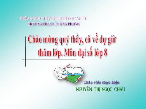 BÀI DỰ THI GIÁO VIÊN DẠY GIỎI - PHÉP TRỪ CÁC PHÂN THỨC ĐẠI SỐ