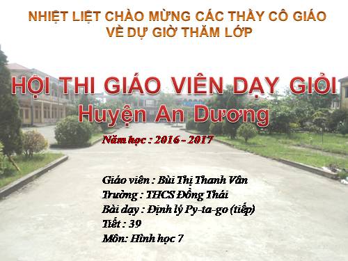 Chương II. §7. Định lí Py-ta-go