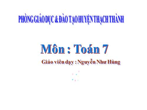 Chương II. §7. Định lí Py-ta-go