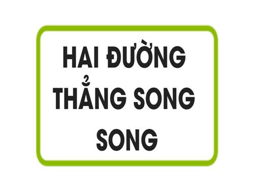 Chương I. §4. Hai đường thẳng song song