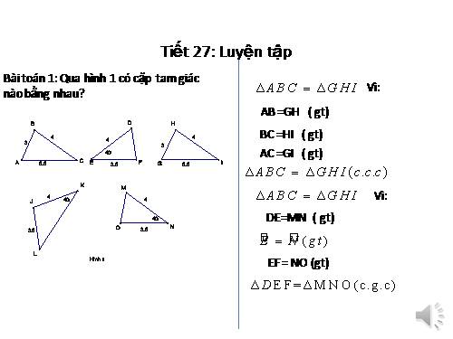 TOÁN HÌNH 7 TIẾT 27