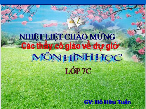 Chương II. §1. Tổng ba góc của một tam giác