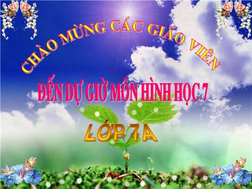 Chương II. §2. Hai tam giác bằng nhau