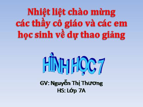 Chương III. §4. Tính chất ba đường trung tuyến của tam giác