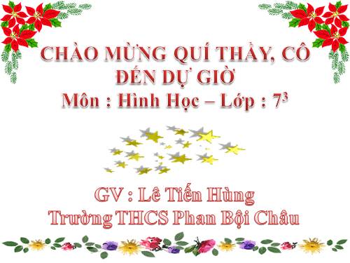 Chương III. §2. Quan hệ giữa đường vuông góc và đường xiên, đường xiên và hình chiếu