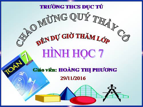 Chương II. §5. Trường hợp bằng nhau thứ ba của tam giác: góc-cạnh-góc (g.c.g)