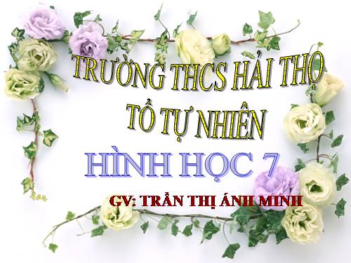 Chương II. §2. Hai tam giác bằng nhau