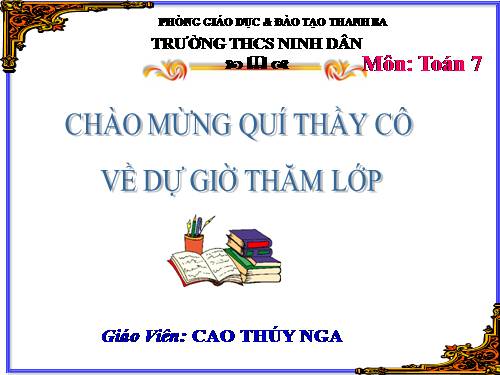 Chương II. §2. Hai tam giác bằng nhau