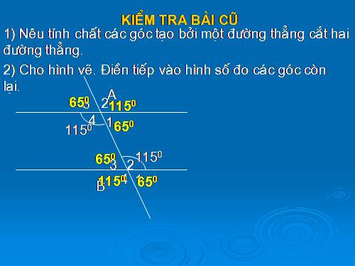 Chương I. §4. Hai đường thẳng song song