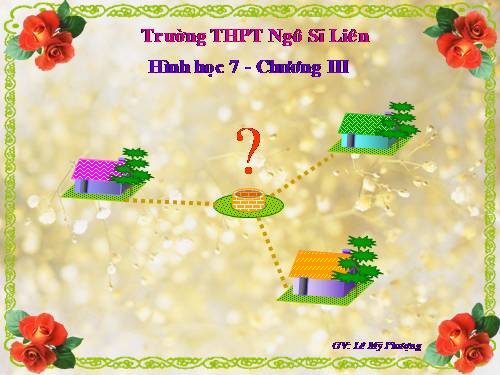 Chương III. §8. Tính chất ba đường trung trực của tam giác