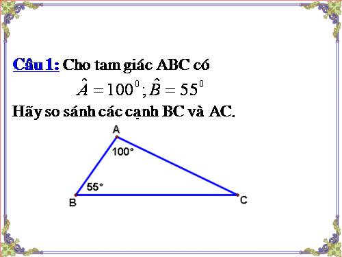 Chương III. §2. Quan hệ giữa đường vuông góc và đường xiên, đường xiên và hình chiếu