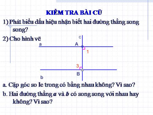 Chương I. §6. Từ vuông góc đến song song