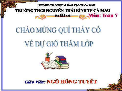 Chương II. §2. Hai tam giác bằng nhau