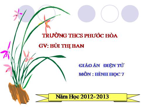 Chương II. §1. Tổng ba góc của một tam giác