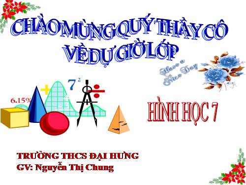 Chương II. §1. Tổng ba góc của một tam giác