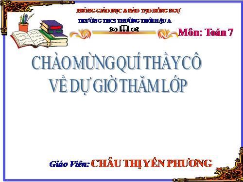 Chương II. §1. Tổng ba góc của một tam giác