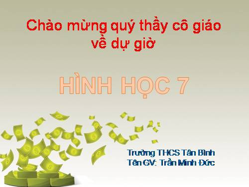 Chương III. §5. Tính chất tia phân giác của một góc