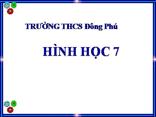 Chương III. §1. Quan hệ giữa góc và cạnh đối diện trong một tam giác