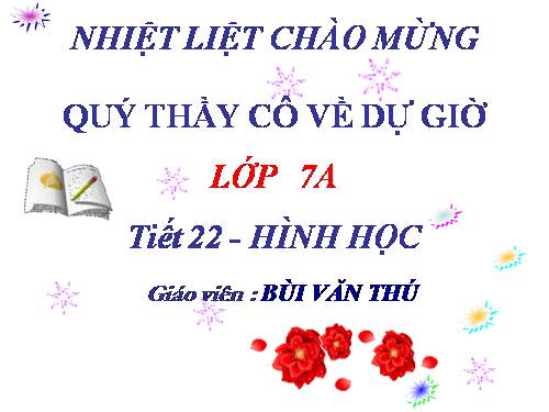 Chương II. §2. Hai tam giác bằng nhau