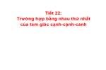 Chương II. §3. Trường hợp bằng nhau thứ nhất của tam giác: cạnh-cạnh-cạnh (c.c.c)