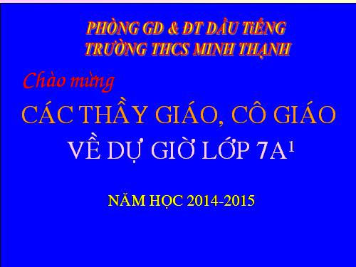 Chương I. §6. Từ vuông góc đến song song