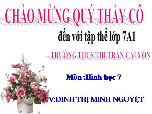 Chương II. §3. Trường hợp bằng nhau thứ nhất của tam giác: cạnh-cạnh-cạnh (c.c.c)